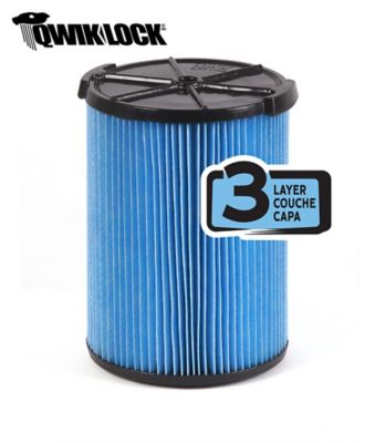 Image showing  Wet/Dry Vacs Vacuum Filter WS22200F Fine Dust Filter, 5 to 16-gal. Vacs