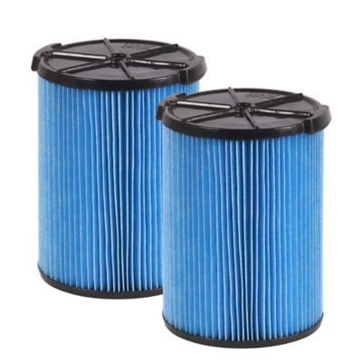 WORKSHOP Wet/Dry Vacs Vacuum Filter WS22200F2 Fine Dust Filter, 2 ct.