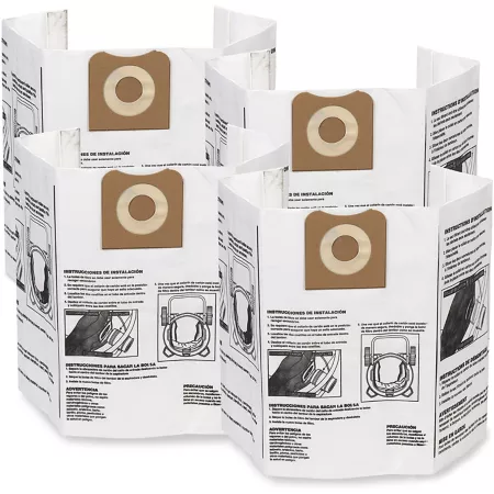 Shop Vacuum Bags for WORKSHOP Wet/Dry Vacuum 12-16 gal 4 ct Vacuum Filters