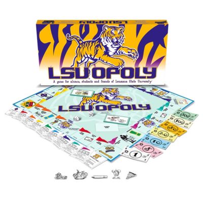 Late For the Sky LSU-Opoly Board Game, 2-6 Players, For Ages 8+