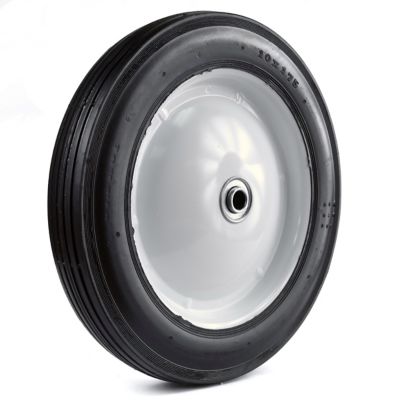 Martin Wheel 10x1.75 Rib Light-Duty Steel Wheel, 1/2 in. BB, 2-1/16 in. Centered Hub