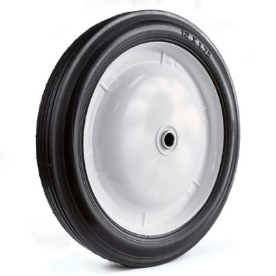 Martin Wheel 12 x 1.75 Light-Duty Steel Wheel, 1/2 in. BB, 2-1/4 in. Centered Hub, Rib Tread, 113