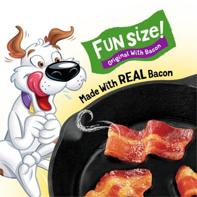 Image showing  Fun Size Original Bacon Flavor Dog Treats, 6 oz.