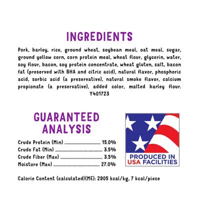 Image showing  Fun Size Original Bacon Flavor Dog Treats, 6 oz.