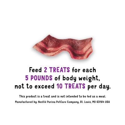 Image showing 5 th Purina Beggin' Fun Size Original Bacon Flavor Dog Treats, 6 oz.