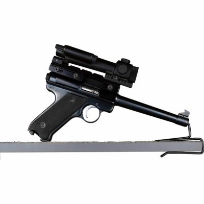 Image showing  Back-Over Handgun Hangers, 3-1/2 in. x 3-3/4 in. x 1-5/14 in., Black, 2 pk.