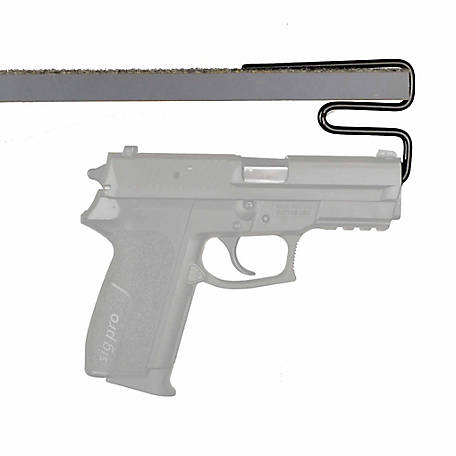 1-Pack 1-Gun SMALL 8" Shelf Handgun Hanger Armory Rack for guns New 