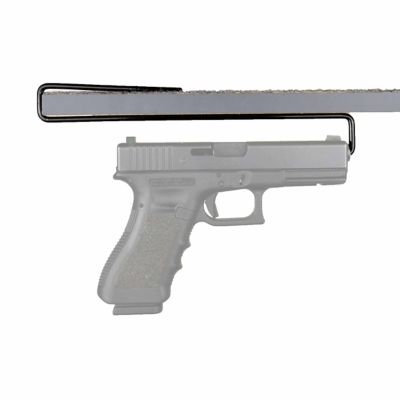 Image showing  Original Handgun Hangers, 10 in. x 2-1/2 in. x 1/5 in., Black, 4 pk.