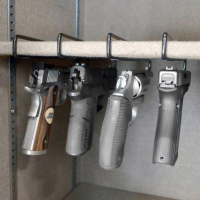 USA GunClub Easy Use Gun Hanger Pack of 8 Original Handgun Hangers Hold 8 Guns 