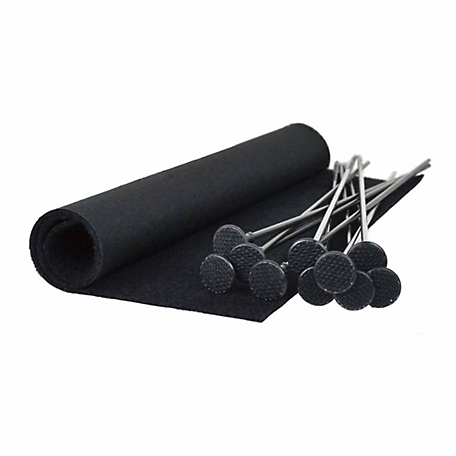 Gun Storage Solutions Rifle Rods Long Gun Mounting Kit, 19 in. x 15 in., Includes 10 Rifle Rods, .22 Caliber And Larger