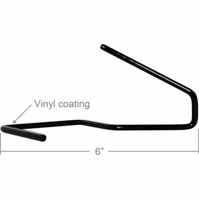 Image showing  Kikstands Handgun Storage Stands, 3-3/4 in. x 3-1/4 in. x 6 in., Black, 2-Pack