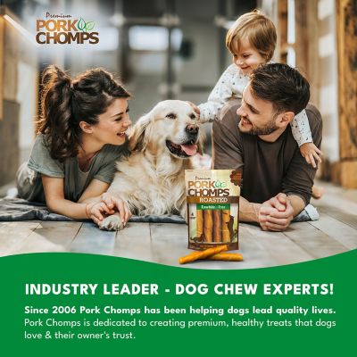 Image showing 5 th Pork Chomps 6 in. Roasted Twists, 4 ct. Dog Chews