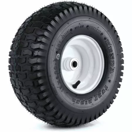 Kenda 15x600-6 tire mounted on 6" wheel 3-1/4" hub x 3/4" bore Mower Tires & Wheels