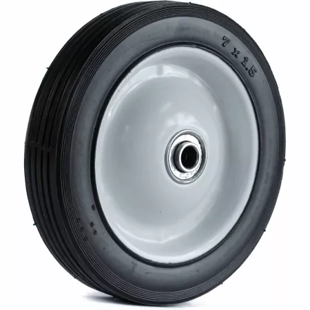 Martin Wheel Lightweight Steel Ribbed 7x1.5 1/2" BB 1-3/8" Offset Hub Mower Tires & Wheels