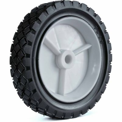 Martin Wheel 7x1.5 Diamond Tread Light-Duty Plastic Wheel, 1/2 in. Bore, 1-3/8 in. Offset Hub