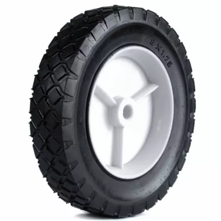 Martin Wheel 8x1.75 Diamond Tread Lightweight Plastic Wheel 1/2" Bore 1-3/8" Offset Hub Mower Tires & Wheels