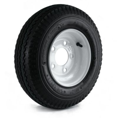 Kenda 480/400-8 LRB Loadstar Trailer Tire and 5-Hole Wheel