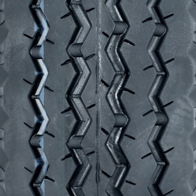 Image showing  480/400-8 LRC Loadstar Trailer Tire and 4-Hole Wheel