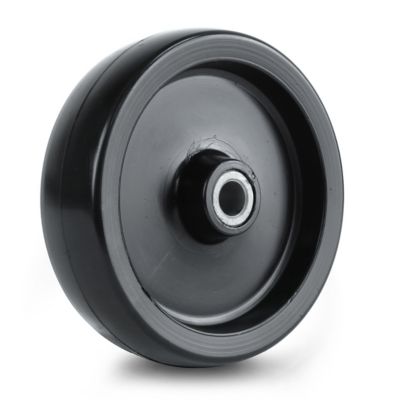 Image showing  5x1-3/8 Plastic Deck Wheel, 1/2 in. Bushing, 1-1/2 in. Centered Hub