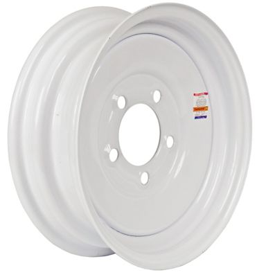 Image showing  12x4 5-Hole Steel Trailer Wheel