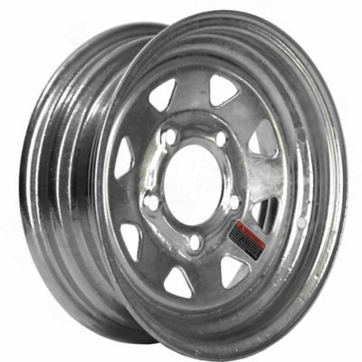 Martin Wheel 12x4 5-Hole Galvanized Steel Trailer Wheel