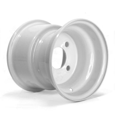 Image showing  8x7 4-Hole Steel Trailer Wheel