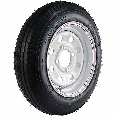 Kenda 480-12 LRC Loadstar Trailer Tire and 4-Hole Mod Wheel