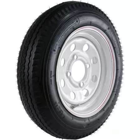 Kenda 480-12 LRC Loadstar Trailer Tire and Wheel Mod 4 Hole Trailer Tires