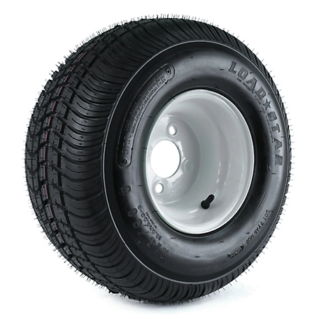 Kenda 215/60-8 (18x850-8) LRC Loadstar Trailer Tire and 4-Hole Wheel