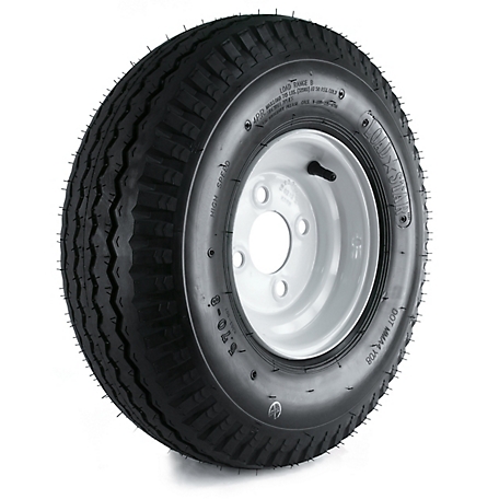 Kenda 5.70-8 Loadstar Trailer Tire and 4-Hole Wheel