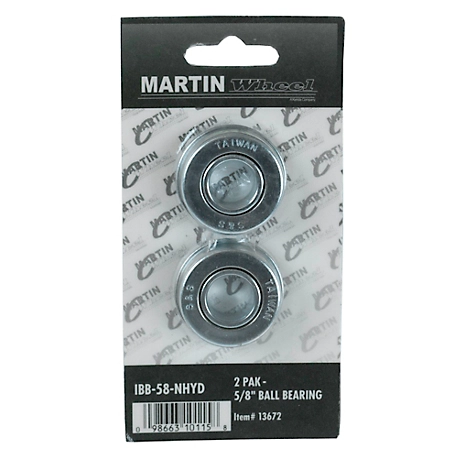 Martin Wheel Industrial Ball Bearings, 5/8 in., 2-Pack