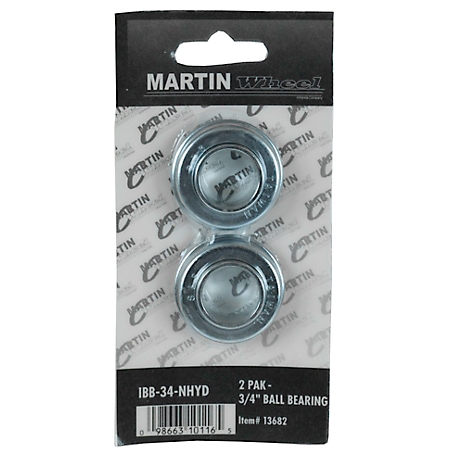 Martin Wheel Industrial Ball Bearings, 3/4 in., 2-Pack