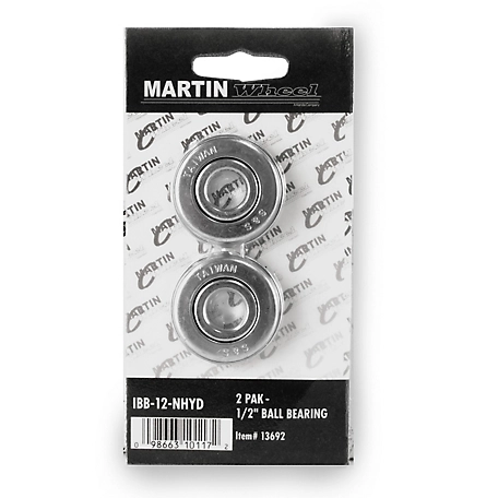 Martin Wheel Industrial Ball Bearings, 1/2 in., 2-Pack
