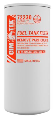 Cim-Tek Filtration Spin-On Fuel Filter for Bio-Fuels up to B100 at 