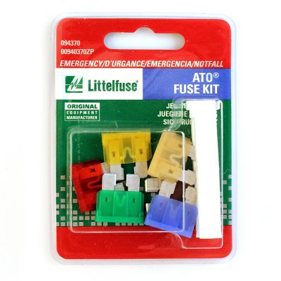 Littelfuse 5 to 30A Emergency ATO 32V Fuse Kit, 5 pc.