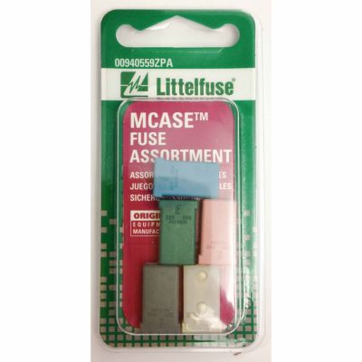 Littelfuse 15 to 40A MCase 32V Fuse Assortment, 5 pc.