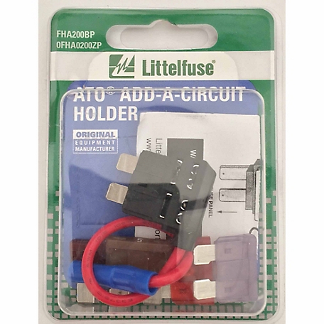 Littelfuse Holder ATO Add-A-Circuit 16 AWG Card