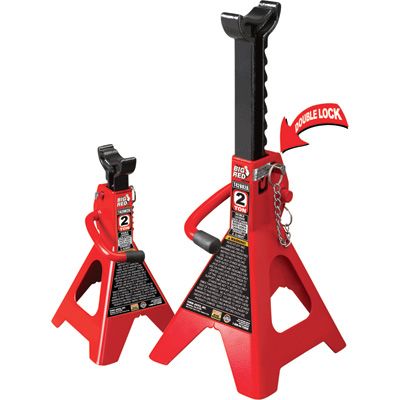 Image showing  2-Ton Big Red Double Locking Jack Stands, 2-Pack