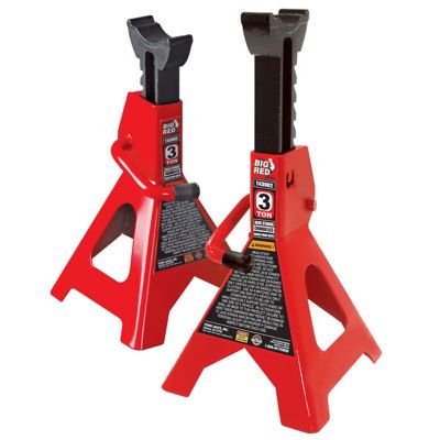 Image showing  3 Ton Big Red Jack Stand, 2-Pack