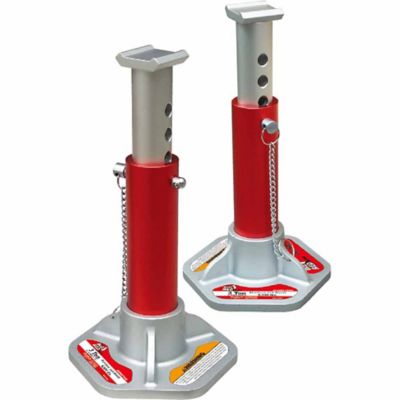 Torin 3 Ton Capacity Big Red Aluminum Jack Stand, 2-Pack