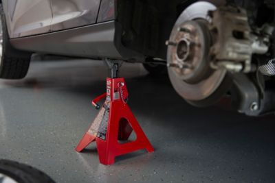 Image showing  6-Ton Capacity Big Red Double Locking Jack Stands, 2-Pack