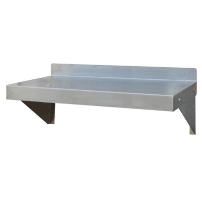 Image showing  48 in. x 24 in. x 35 in. Stainless Steel Work Table and Shelf Set