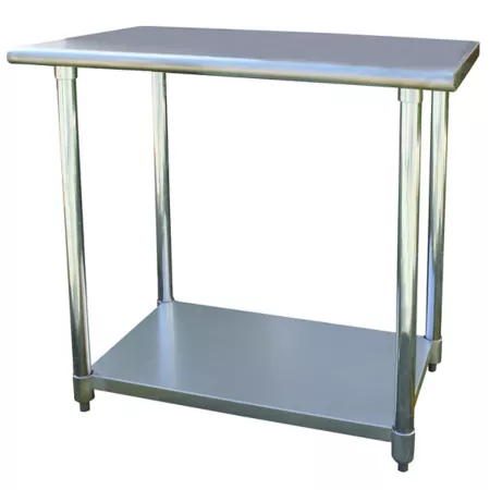 Sportsman Stainless Steel Work Table 24-in x 24-in x 35-in Work Benches