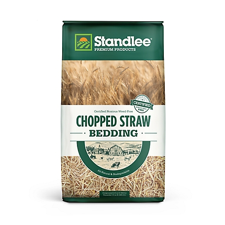 Standlee Premium Products Certified Weed Free Chopped Straw, 2 cu. ft.