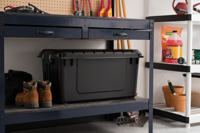 Image showing  82 qt. Storage Tote, Black