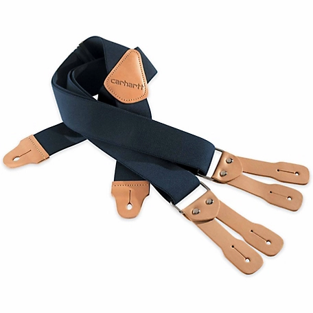 Carhartt Suspenders Wide Size Leather Button Loop Original