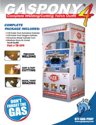 Image showing  Gaspony 4 Complete Torch Outfit with Cylinder