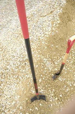 Image showing  48 in. Fiberglass Handle Square Point Transfer Shovel
