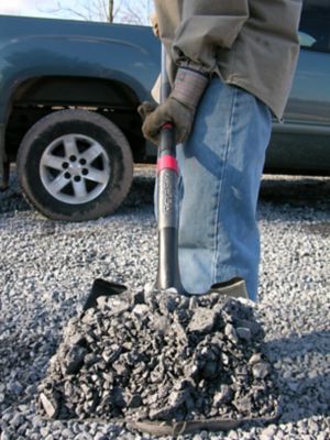 Image showing  48 in. Fiberglass Handle Square Point Transfer Shovel
