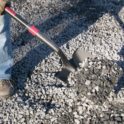 Image showing 5 th Razor-Back 48 in. Fiberglass Handle Square Point Transfer Shovel